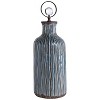 Uttermost Mathias Gray-Blue Glaze Ceramic Vessel Set of 3 - 3 of 4
