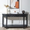 Bella Depot 59.2''W Wooden Console Table with Lower Storage Shelf - 2 of 4