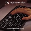 Logitech - MX Keys Mini for Mac Minimalist Wireless Keyboard, Compact, Bluetooth, Backlit Keys, USB-C, Compatible with MacBook,iMac,iPad - Space Grey - 2 of 4