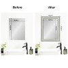 Amanti Art Mirror Makeover Bathroom Mirror Frame Border Kit - Fully Assembled Peel and Stick Frame - Mirror NOT Included - Flair Trim - 4 of 4