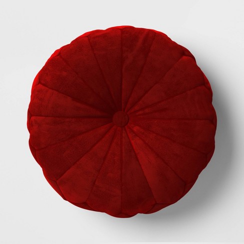 Bauble Tufted Velvet Round Floor Cushion