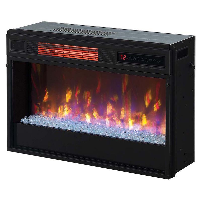 ClassicFlame 3D SpectraFire Plus 26" Infrared Fireplace Insert with Glass - Black, 26II342FGT, 4 of 10