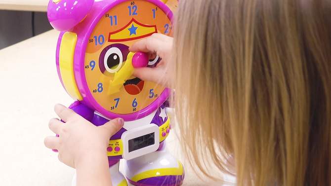The Learning Journey Super Telly Teaching Time Clock, 2 of 9, play video