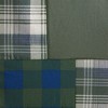 MAYEERTY 72"x72" Shower Curtian Pieced Cotton with 12 Botton Holes Multicolored - 4 of 4