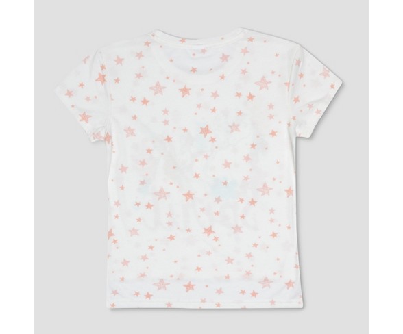 Girls' Spirit Riding Free 'Nature Spirit' Short Sleeve T-Shirt - Ivory XS
