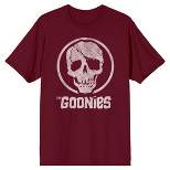 Goonies One Eyed Willy Skull Men's Maroon T-shirt