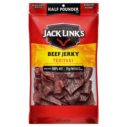 Jack Link's Beef Jerky, Teriyaki, Multipack Bags, Ready to Eat - 7g of –  AERii