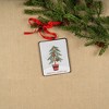 Seasons Greetings Pine Tree Ornament (Set of 12) - 2 of 4
