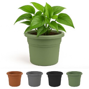 Bloem Posy Round Resin Planter Pot Indoor and Outdoor Gardening - 1 of 4