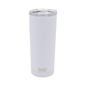 Built 20Oz Stainless Steel Tumbler with Tritan Lid, White - 1 of 4