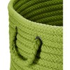 Colonial Mills Simply Home Solid - Bright Green 18"x18"x12"  100% Polypropylene Round - 4 of 4