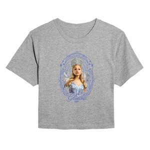 Women's - Wicked - Art Noveau Glinda Cropped Graphic T-Shirt - 1 of 4