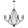 Capital Lighting Bentley 8 - Light Chandelier in  Black Iron - 4 of 4