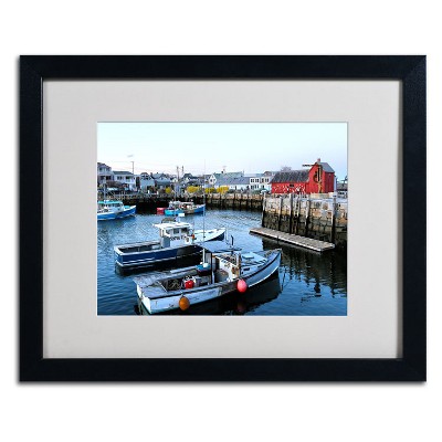 Trademark Fine Art -CATeyes 'Boston 7' Matted Framed Art