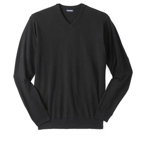 KingSize Men's Big & Tall Lightweight V-Neck Sweater - 1 of 4
