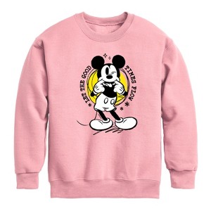 Boys' - Disney - Let The Good Times Flow Graphic Long Sleeve Fleece Sweatshirt - 1 of 3
