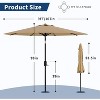 10x20 Pop Up Canopy Tent with 6 Removable Sidewalls, Waterproof Commercial Canopy Outdoor Gazebo Garden Tents for Parties with Sandbags - 4 of 4