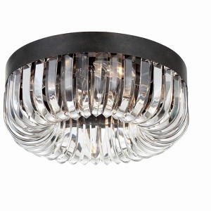 Crystorama Lighting Alister 5 - Light Flush Mount in  Charcoal Bronze - 1 of 4