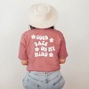 Simply Sage Market Women's Good Daze On My Mind Flowers Front and Back Design Short Sleeve Graphic Tee - 2 of 4