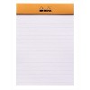 Rhodia Staplebound Notepad - Lined 80 sheets - 4 x 6 - Orange cover - 2 of 4
