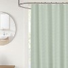 RT Designer Collection Bliss Waffle Shower Curtain 70" x 72" Sage - 3 of 4