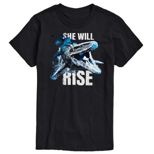 Men's - Jurassic Park - She Will Rise Short Sleeve Graphic T-Shirt - 1 of 4