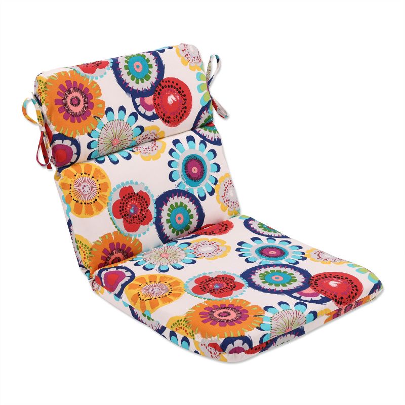 Crosby Floral Outdoor Chair Cushion - Pillow Perfect, 1 of 7
