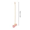 Unique Bargains Butterfly Heart Cup Chain Charm Water Cup Pendant 1 Pc - 2 of 4