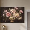 Art Remedy Vintage Vase and Classical Flowers Classical vintage floral vase wall art Framed - 2 of 4