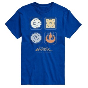 Men's - Avatar: The Last Airbender - Nations Symbols Short Sleeve Graphic T-Shirt - 1 of 4