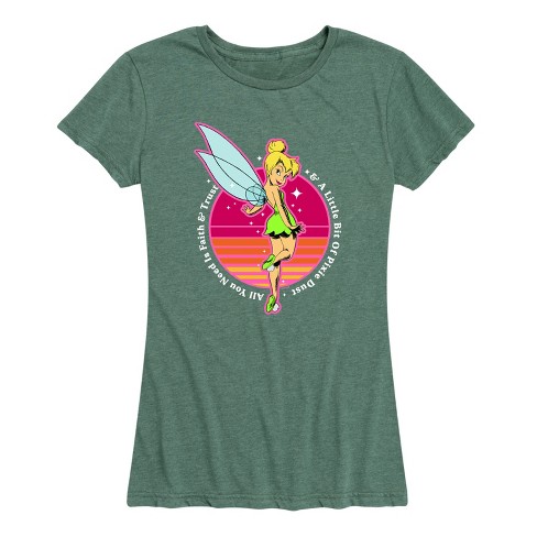 Women's - Peter Pan - Tinker Bell Little Bit Of Pixie Dust Short Sleeve Graphic T-Shirt - image 1 of 4