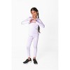 EVERYDAY KIDS Girls Thermal Underwear Set – Long Johns Base Layer for Cold Weather – Microfleece & Moisture-Wicking, Purple - 3 of 4