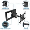 Mount-It! Hospitality TV Wall Mount With Full Motion Arm and STB Enclosure | Commercial Grade Flat Screen Display Bracket With 26.5 Inch Extension Arm - 3 of 4