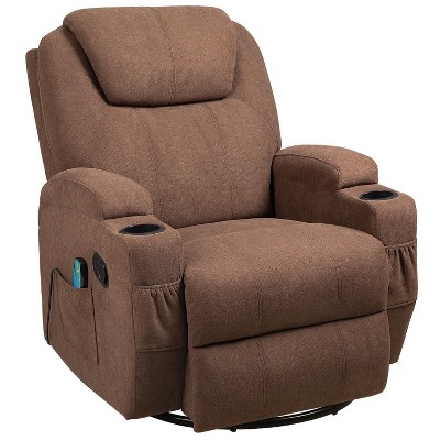 LACOO Swivel and Rocking Recliner  with Power Massage Function
