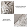 Lush Décor Bali Tropical Leaves Gauze Jacquard Duvet Cover - 3 of 4