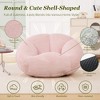 MOONMISS Faux Fur  Comfy Large Beanbag Chair with Filler,Floor Sofa, Accent Couch for Living Room Bedroom Game Room - 4 of 4