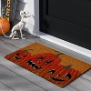 1'6"x2'6" Three Jack O Lanterns Coir Doormat Orange - Hyde and EEK! Boutique™ - 2 of 4