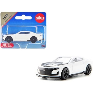Chevrolet Camaro White with Black Hood Diecast Model Car by Siku - 1 of 4