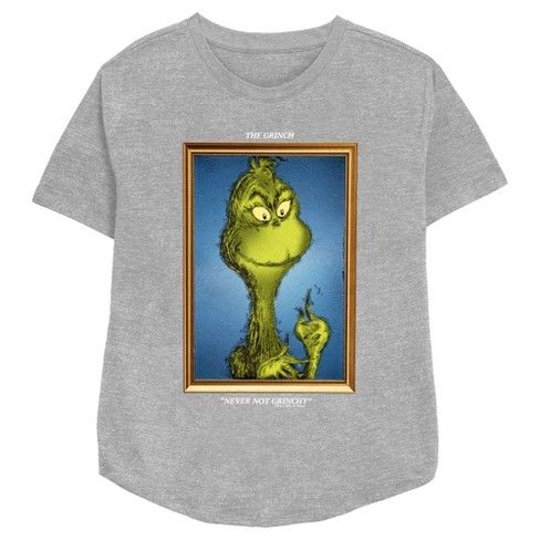 Women's Dr. Seuss Framed Grinch Painting T-shirt : Target