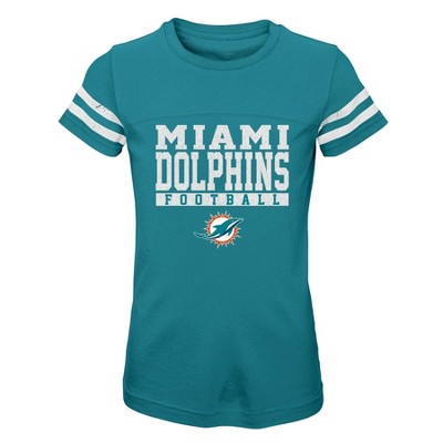 Nfl Miami Dolphins Junior Short Sleeve Tie-dye Fashion Crop T-shirt - Xl :  Target