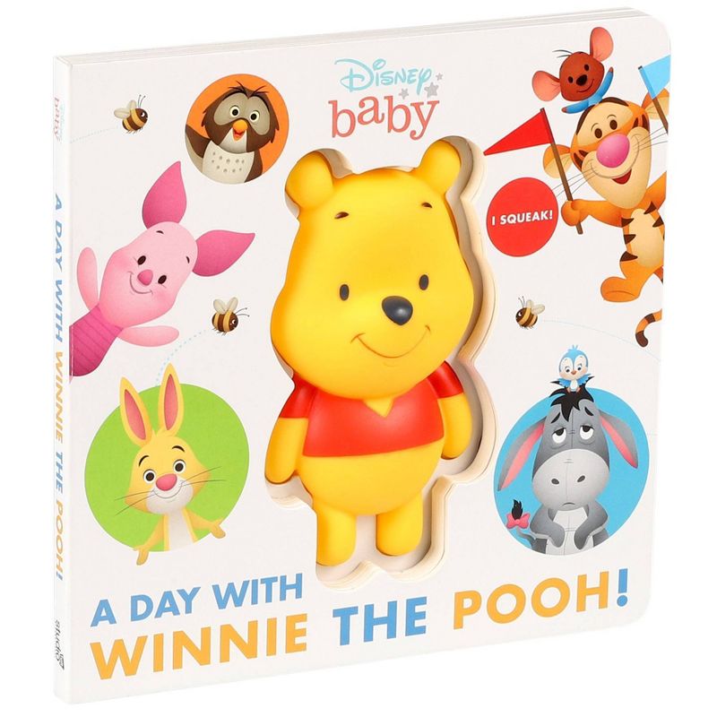 Disney Baby: A Day with Winnie the Pooh! - (Squeeze &#38; Squeak) by Maggie Fischer (Board Book), 2 of 9