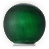 7" Textured Glass Gazing Globe with LED Lights Green - Alpine Corporation - 3 of 4