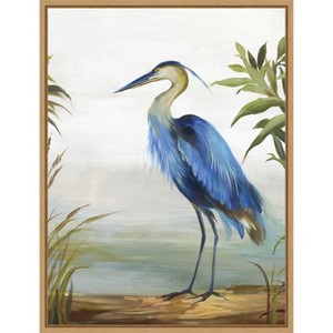 Amanti Art Blue Heron by Aimee Wilson Framed Canvas Wall Art - 1 of 4
