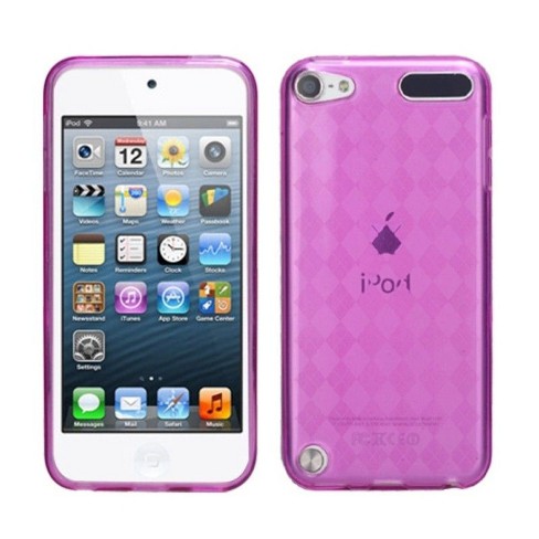 Mybat For Apple Ipod Touch 5th Gen 6th Gen Clear Pink Argyle