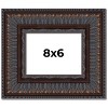 PosterPalooza | Photo Size 3.5" Wide Ornate Brown Frame - UV Acrylic, Foam Board Backing, Hanging Hardware - 2 of 4