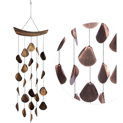 Rustic Charcoal Iron Harmonic Wind Chimes for Outdoor Decor
