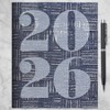 TF Publishing 7"x11" 2026 Basket Weave Blue Medium Monthly Planner - 4 of 4