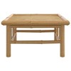 vidaXL Patio Table 25.6 in.x21.7 in.x11.8 in. Bamboo - 3 of 4