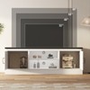 Garvee Farmhouse TV Stand for 65 in TVs,Entertainment Center with Storage Cabinets for Living Room Office 61 * 17.7 * 21.7 in - 4 of 4