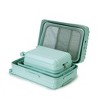 20"/24"/28" 3 pcs/set in ABS Spinner Wheel Luggage, Carry on Suitcase with Cup Holder & USB Port & Phone Holder - 4 of 4